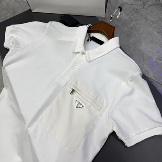 Prada Cep Detaylı Premium Polo Yaka