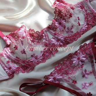 Daisy Pink Bra Set