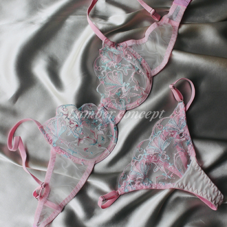 Pinky Minky Bra Set