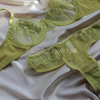 Grenny Plum Bra Set