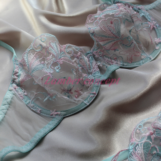 Blues Minky Bra Set