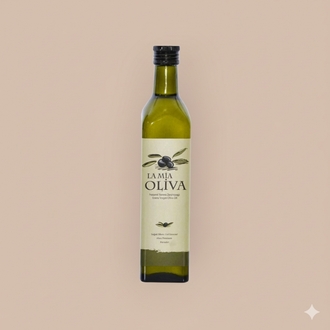 La Mia Oliva – Soğuk Sıkım Ayvalık Zeytinyağı | Naturel Sızma | Cam Şişe 500 ml