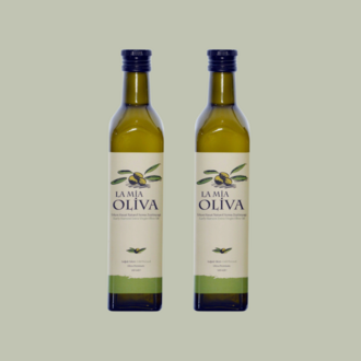 La Mia Oliva - Erken Hasat | Soğuk Sıkım Naturel Sızma Zeytinyağı İkili Set - 2 x 500 ml