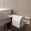Tuvalet Kağıtlığı Askısı WC Rulo Tuvalet Kağıdı Rafı Beyaz