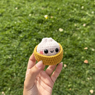Krem Dumpling Kadife