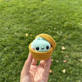 Yeşil Dumpling Kadife