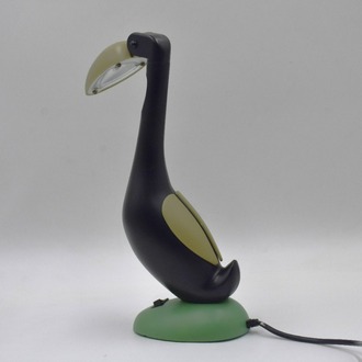 Vintage Flamingo Halojen Masa Lambası, 1990s