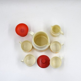 Vintage Oyuncak Plastik Çay Seti
