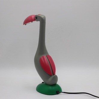 Vintage Flamingo Holojen Masa Lambası, 1990s