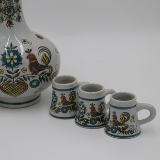 Ulmer Keramik Folk Art Karaf Set