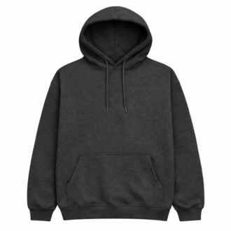Kişiye Özel Baskı – Regular (Avrupa Kalıp) Antrasit Gri Hoodie / Kapüşonlu Sweatshirt
