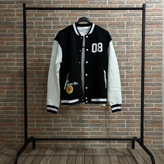 KoyuXam – Unisex Kolej Ceket (Siyah/Ekru)