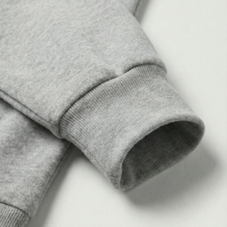Kişiye Özel Baskı – Regular (Avrupa Kalıp) Açık Gri Hoodie / Kapüşonlu Sweatshirt