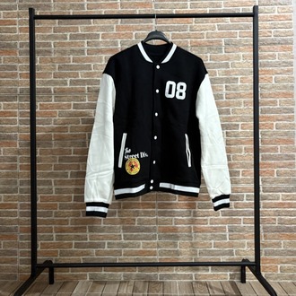 KoyuXam – Unisex Kolej Ceket (Siyah/Ekru)