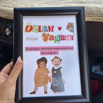 Kişiye Özel Yakın Arkadaş Tablo 