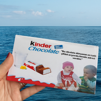 Kişiye Özel Kinder Çikolata (Büyük Boy)