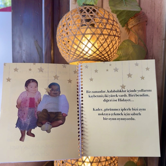 Kişiye Özel Fotoğraflı Tanışma Hikayesi Kitabı