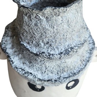 Seramik Mix Paper Clay Vazo