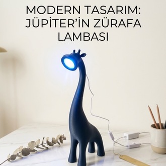 Jüpiter Zürafa Lambası – Dekoratif Modern Masa & Gece Lambası