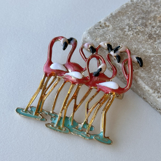 Flamingo Broş