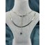 Gümüş Unisex İtalyan Zincir Çelik Kolye (45cm)