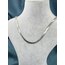 Gümüş Unisex İtalyan Zincir Çelik Kolye (45cm)