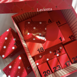 Kişiye Özel 24’lü Takı Advent Calendar Kutusu (İÇERİK AÇIKLAMADA) Kırmızı Kutu