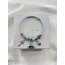Mavi Zirkon Taşlı Çelik Pandora 