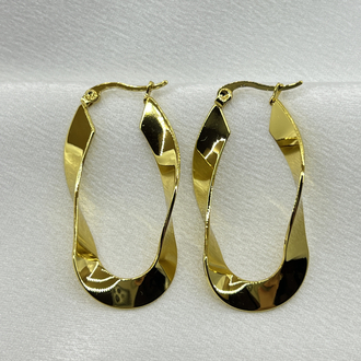 Gold Marka Muadili Çelik Küpe 