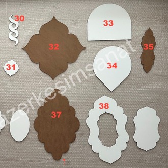 Ahşap Kalıp - Seçimli(28-38)