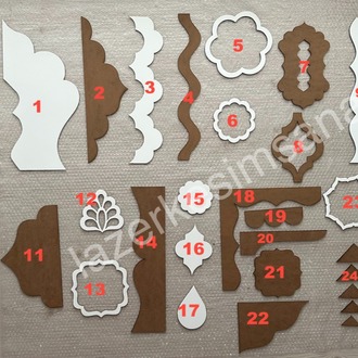 Ahşap Kalıp Seçimli(1-27)