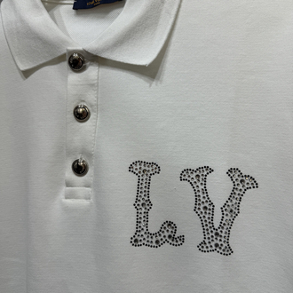 Louis Vuitton Taşlı Polo Yaka