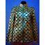 Plus Size Gold Leather Leaf Jacket for Woman [Design 06]
