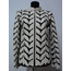 Beige Leather Leaf Jacket for Women [Design 04]