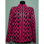 Pink Leather Leaf Jacket for Woman [Design 05]