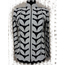 White Women Leather Leaf Jacket [Design 01]