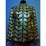 Plus Size Gold Leather Leaf Womens Jacket [Design 01]