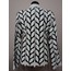White Leather Leaf Jacket for Women [Design 04]