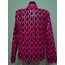 Pink Leather Leaf Jacket for Woman [Design 05]
