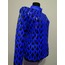 Blue Leather Leaf Jacket for Woman [Design 05]