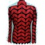 Plus Size Orange Leather Leaf Jacket Womens [Design 01]