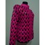 Plus Size Pink Leather Leaf Jacket for Women [Design 05]