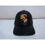 2 Black Leather Hat Cap Baseball Porsche Ferrari Harley Davidson Audi Mercedes Opel Jaguar Bmw