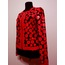 Red Leather Women Leaf Jacket [Design 07]