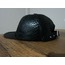 Black Genuine Python Snake Skin Leather Hat Cap Adjustable Baseball Snakeskin Natural Real