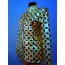 Plus Size Gold Leather Leaf Jacket for Woman [Design 06]