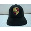 Porsche Patched Black Leather Hat Cap Adjustable Baseball with Embroidery Badge Logo Emblem 