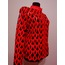 Red Leather Leaf Jacket for Woman [Design 05]
