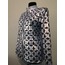 Plus Size Silver Gray Leather Leaf Jacket for Woman [Design 06]