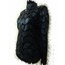 Plus Size Navy Blue Leather Leaf Jacket Women [Design 01]